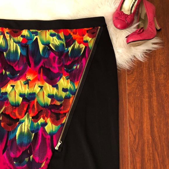 Worthington Dresses & Skirts - Worthington Midi Skirt Scuba Knit Asymmetrical 22W